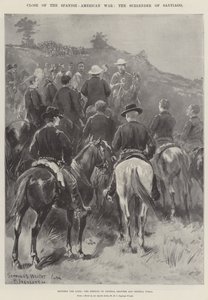 Fin de la guerre hispano-américaine, la reddition de Santiago, entre les lignes, la rencontre du général Shafter et du général Toral